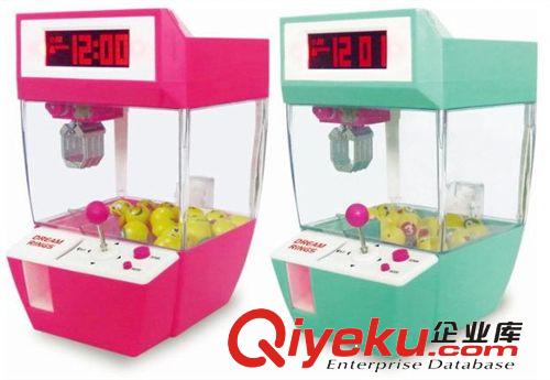 新品catcher alarm clock 迷你抓娃娃機(jī)鬧鐘 個(gè)性創(chuàng)意 夾公仔機(jī)鐘