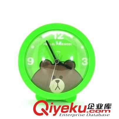 來自星星的你 LINE表情 簡(jiǎn)約臺(tái)式靜音鬧鐘  連我韓版鬧鐘 C100原始圖片2