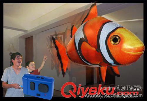 整蠱 搖控飛魚鯊魚氣球小丑魚 創意飛艇飛機類廠家直供搞怪玩具原始圖片2