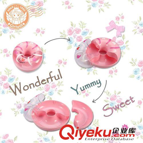 地?cái)傔^年年貨新品甜甜圈糖果盒儲(chǔ)物盒 收納盒糖果盒 廠家直銷原始圖片3
