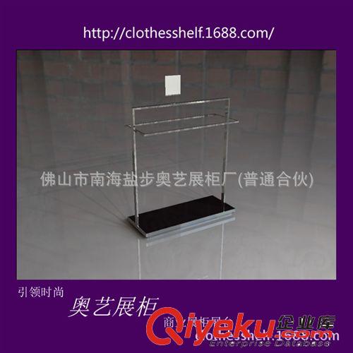 不銹鋼中島貨架 不銹鋼電鍍展示中島架 服裝店中島展示架批發原始圖片2