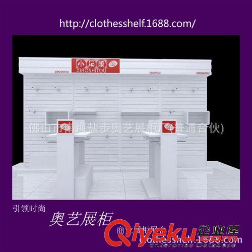 簡易童裝上墻展示柜　童裝店烤漆中島柜　童裝產(chǎn)品展示柜貨柜