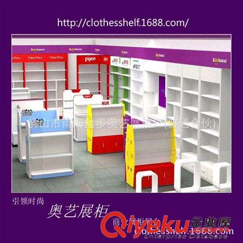 母嬰店展廳貨柜　童裝店服裝貨柜展示　專業(yè)定制童裝店陳列柜展示原始圖片2