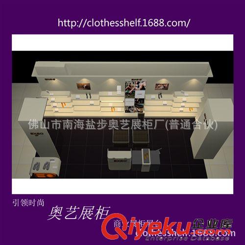 女鞋貨架展示架 商場(chǎng)女裝鞋包木質(zhì)不銹鋼烤漆展示架