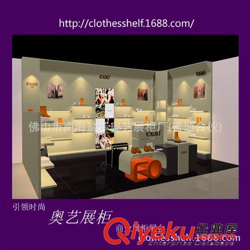 品牌鞋店展示道具 高檔女裝鞋擺設(shè)道具 女士時(shí)尚鞋貨架定制原始圖片2