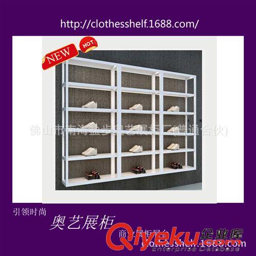 鞋子專賣店木質(zhì)烤漆不銹鋼中島架 運動鞋休閑鞋展示架中島架原始圖片3