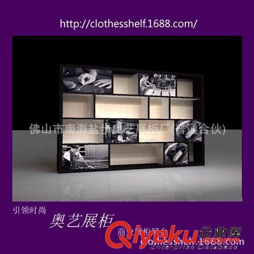 男裝專賣店靠墻組合柜 服裝木質(zhì)貼皮組合背柜定制 服裝展柜批發(fā)原始圖片3