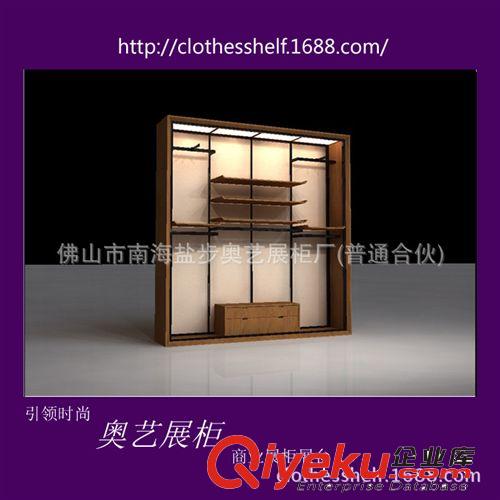 白色烤漆服裝展柜 產品展示柜制作 商品展柜制作 服裝烤漆貨柜原始圖片2