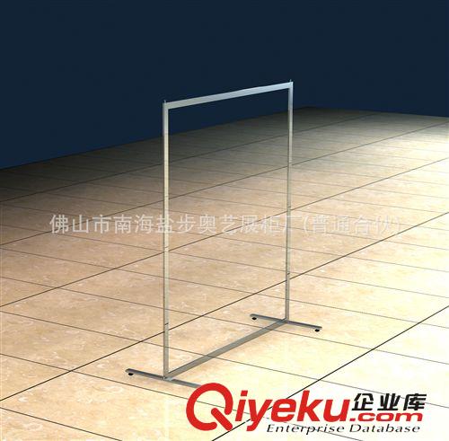 gd不銹鋼服裝中島架展示架　定制服裝貨架展架　圓型落地服裝架原始圖片3