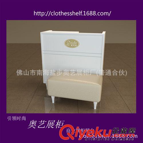 品牌加盟店木制烤漆收銀臺(tái)設(shè)計(jì)制作　廠家專(zhuān)賣(mài)店鋪收票臺(tái)設(shè)計(jì)制作原始圖片2