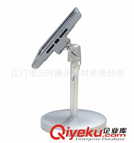 廠家供應(yīng) ipadmini臺式圓盤底支架 平板電腦臺式合金支架 TS-006T原始圖片3