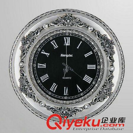 歐式gd復(fù)古蝴蝶花八角創(chuàng)意藝術(shù)鑲鉆客廳壁鐘創(chuàng)意鐘表靜音掛鐘