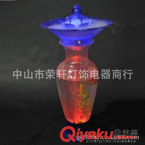 供應(yīng)批發(fā)家居裝飾品七彩水柱加濕器GM-811