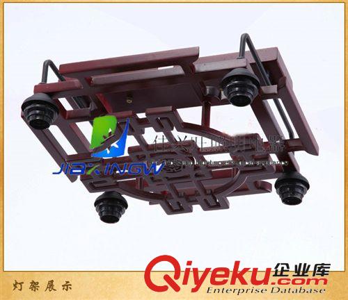富貴牡丹陶瓷吸頂燈餐廳客廳簡約中式燈具臥室書房燈復古典木藝原始圖片3