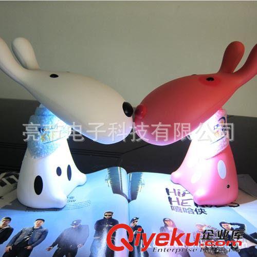 伊品堂專利愛心犬LED充電臺燈/護眼臺燈LED原始圖片2