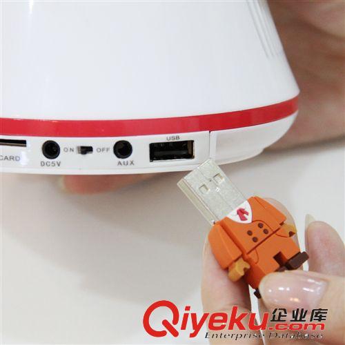現貨批發】新款小夜燈充電音響 MP3手機電腦充電小音箱原始圖片3