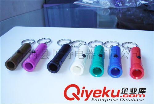 供應(yīng)優(yōu)質(zhì)塑料1LED帶鑰匙扣手電筒原始圖片2