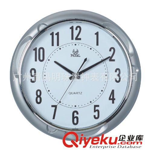 廠家直銷 36CM圓形掛鐘塑料靜音掛鐘PW214原始圖片3