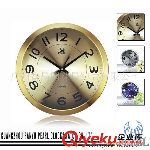 供應(yīng)超靜音時(shí)尚藝術(shù)風(fēng)格圓形金屬鐘PW193原始圖片3