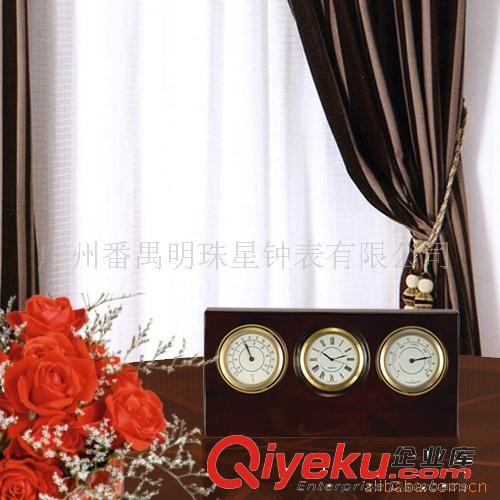 供應溫濕度座鐘,木座鐘,禮品座鐘PC164原始圖片3