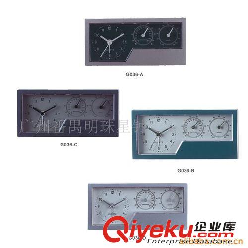 供應促銷品多功能溫濕度塑料鬧鐘G036多色可選方便實用原始圖片3