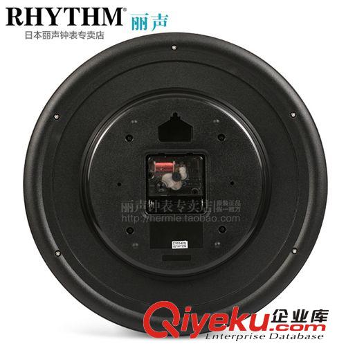 zp麗聲RHYTHM鐘表CMG409NR06婚慶創(chuàng)意掛鐘夜光超靜音鐘簡約掛鐘