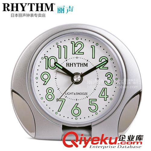 zp麗聲RHYTHM鐘表CMG409NR06婚慶創意掛鐘夜光超靜音鐘簡約掛鐘