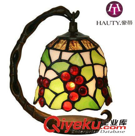 【HAUTY】6寸蒂凡尼臺燈 葡萄小夜燈 彩玻藝術(shù)品 床頭小擺件 送禮