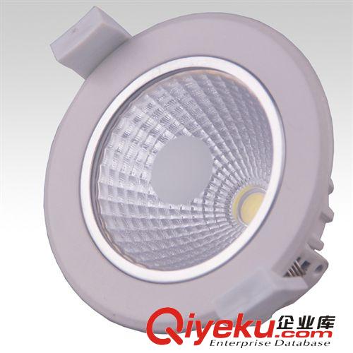 白色壓鑄鋁5W2.5寸，10W3寸15W四寸，20W六寸LED工程射燈COB筒燈