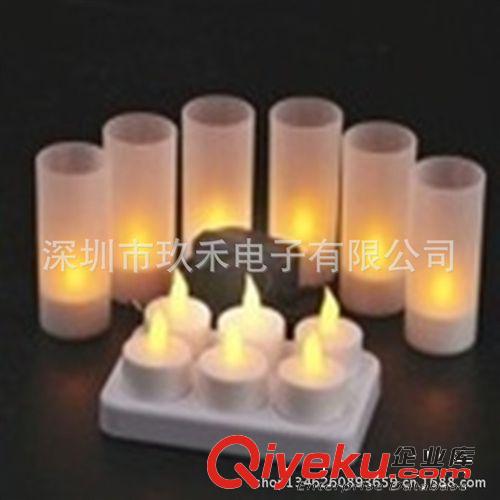 廠家直供七彩動(dòng)感迷你杯套帶LED電子蠟燭