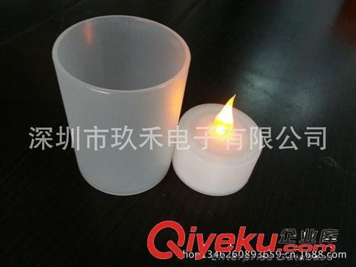 廠家直銷開關(guān)控制無煙LED電子蠟燭含杯套