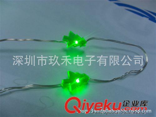 廠家直銷LED圣誕樹造型銅線裝飾燈串