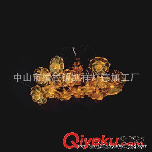 供應LED燈串 圣誕節日裝飾燈串 新品花型燈串 圣誕燈串 星星燈串
