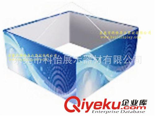 新品上市，時尚便攜式吊鉤布展快幕秀展架，鋁吊環(huán)外弧正方形展架原始圖片2