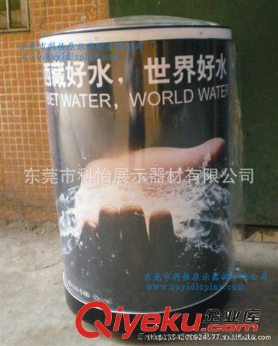 生產(chǎn)銷售  圓形礦泉水促銷冰桶  耐用保溫塑料冰桶 廣告品牌冰桶原始圖片3