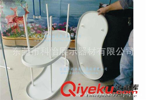 生產銷售  商場超市貨架堆頭，MI MI 弧形，直形吸塑陳列架展示架原始圖片3