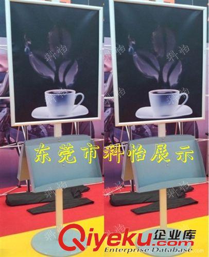 新款上市特品gd鋁合金雙框立牌，鋁框立式指示牌，帶文件夾立牌