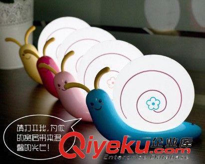 蝸牛臺(tái)燈 創(chuàng)意掛墻燈/USB 充電LED小夜燈卡通床頭燈創(chuàng)意禮品原始圖片3