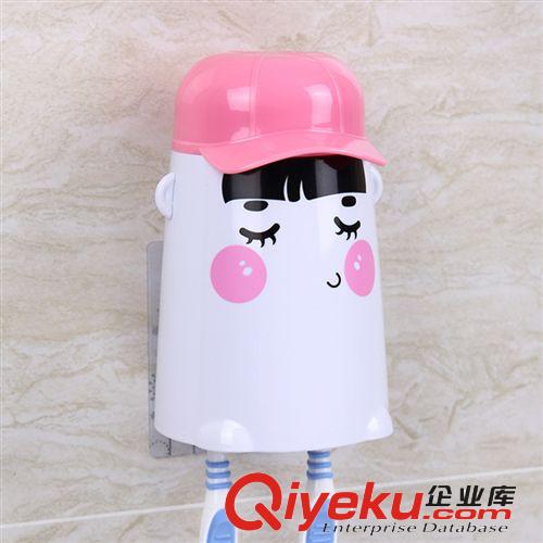 愛(ài)情公寓洗漱套裝 自動(dòng)擠牙膏器 漱口杯 創(chuàng)意牙刷架 可自由組合原始圖片2