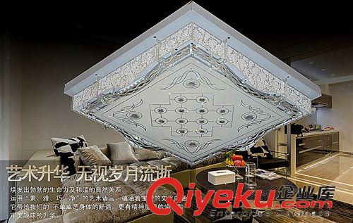 臥室吸頂燈 現代簡約臥室水晶燈飾 廠家批發雙色貼片620原始圖片3