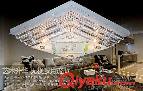 新款貼片臥室吸頂燈 現(xiàn)代簡(jiǎn)約臥室水晶燈飾 廠家批發(fā)雙色貼片621