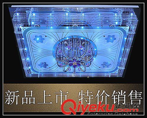 新款貼片長方水晶燈客廳臥室燈led平板燈廠家直銷81090原始圖片3