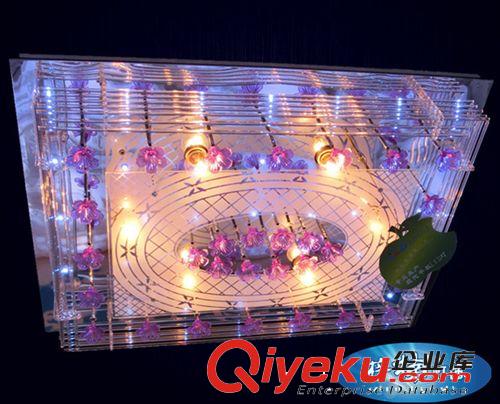 新款貼片長方水晶燈客廳臥室燈led平板燈廠家直銷81110