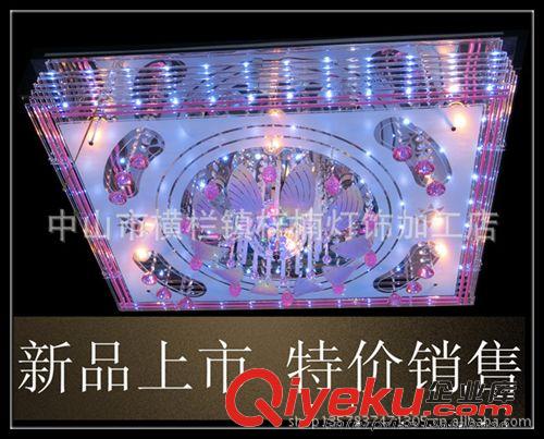 新款貼片長方水晶燈客廳臥室燈led平板燈廠家直銷81110原始圖片2