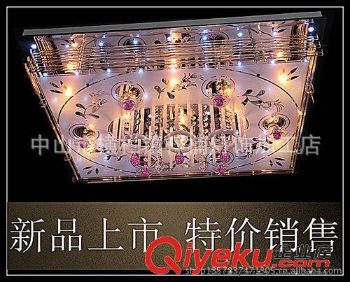 現(xiàn)代水晶吸頂燈平板低壓燈LED低壓水晶燈客廳臥室吸頂燈 81107