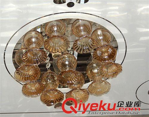 古鎮廠家批發低壓水晶燈現代簡約led吸頂燈長方形 客廳燈8001
