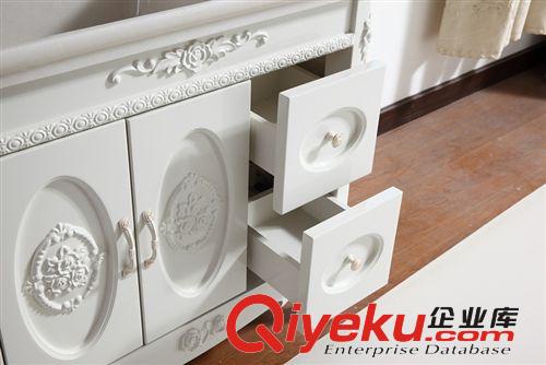 蕭山原廠供應歐式新款微晶石玉石1m落地浴室柜原始圖片2