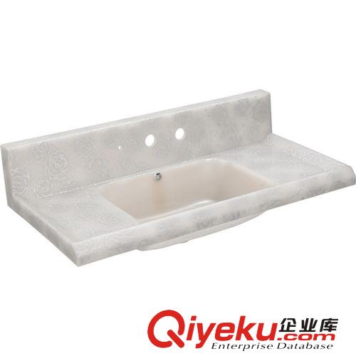 廠家直供新奇特新款樹脂臺(tái)盆微晶玉石盆原始圖片3