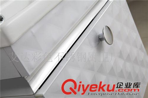 廠家直營新款玉石盆大理石臺面不銹鋼浴室柜帶LED鏡燈 燈冒 鏡柜原始圖片3