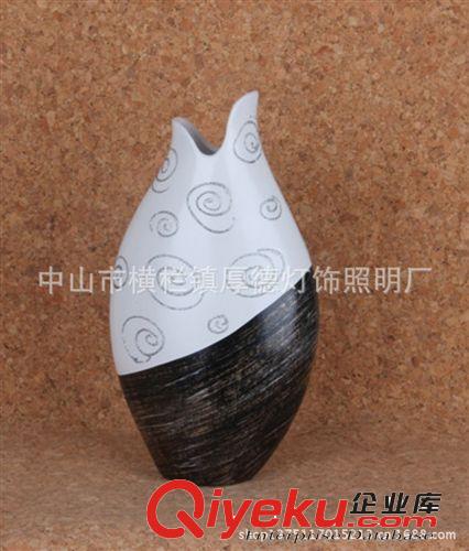 爆款 中山陶瓷廠家直銷 陶瓷花瓶 被白獨特設計簡潔時尚擺設花瓶原始圖片3